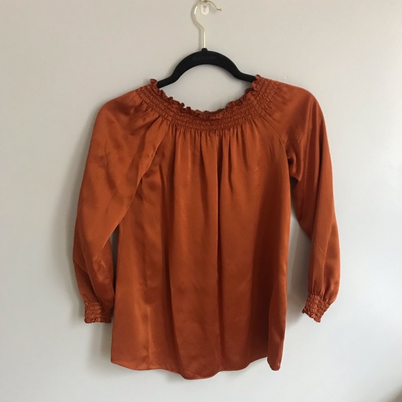 STUNNING LAFAYETTE 148 SILK TOP - Picture 3 of 8